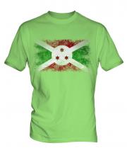 Burundi Distressed Flag Mens T-Shirt