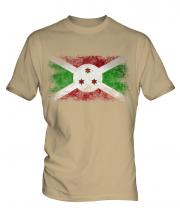 Burundi Distressed Flag Mens T-Shirt