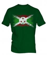 Burundi Distressed Flag Mens T-Shirt