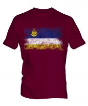 Buryatia Distressed Flag Mens T-Shirt