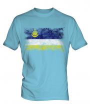 Buryatia Distressed Flag Mens T-Shirt