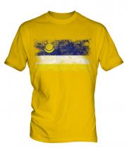 Buryatia Distressed Flag Mens T-Shirt