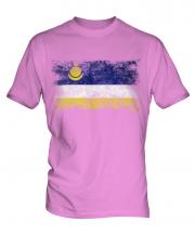 Buryatia Distressed Flag Mens T-Shirt