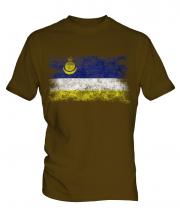 Buryatia Distressed Flag Mens T-Shirt
