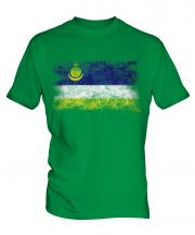 Buryatia Distressed Flag Mens T-Shirt
