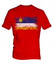 Buryatia Distressed Flag Mens T-Shirt