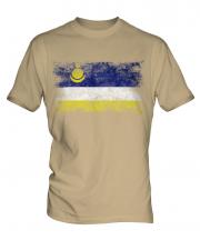 Buryatia Distressed Flag Mens T-Shirt