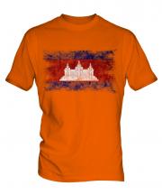Cambodia Distressed Flag Mens T-Shirt