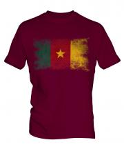 Cameroon Distressed Flag Mens T-Shirt