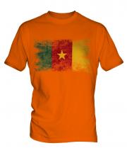 Cameroon Distressed Flag Mens T-Shirt