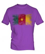 Cameroon Distressed Flag Mens T-Shirt