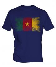 Cameroon Distressed Flag Mens T-Shirt