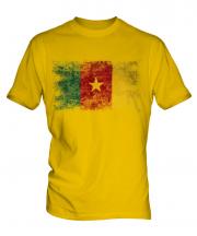 Cameroon Distressed Flag Mens T-Shirt