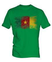 Cameroon Distressed Flag Mens T-Shirt