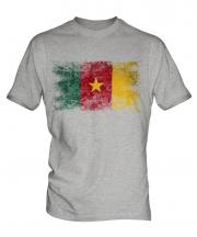 Cameroon Distressed Flag Mens T-Shirt