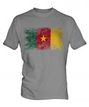 Cameroon Distressed Flag Mens T-Shirt