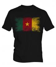Cameroon Distressed Flag Mens T-Shirt
