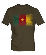 Cameroon Distressed Flag Mens T-Shirt