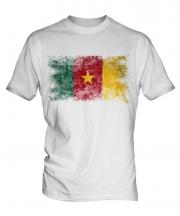 Cameroon Distressed Flag Mens T-Shirt