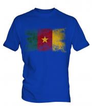 Cameroon Distressed Flag Mens T-Shirt