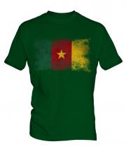 Cameroon Distressed Flag Mens T-Shirt