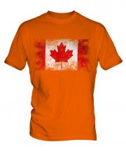 Canada Distressed Flag Mens T-Shirt