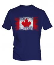 Canada Distressed Flag Mens T-Shirt