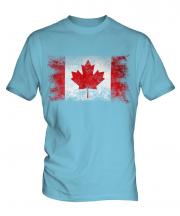 Canada Distressed Flag Mens T-Shirt