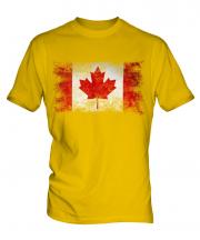 Canada Distressed Flag Mens T-Shirt