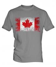 Canada Distressed Flag Mens T-Shirt
