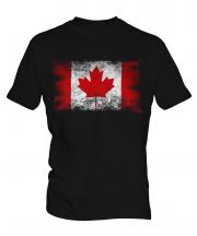 Canada Distressed Flag Mens T-Shirt
