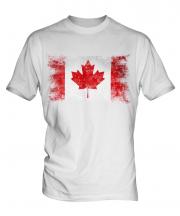 Canada Distressed Flag Mens T-Shirt