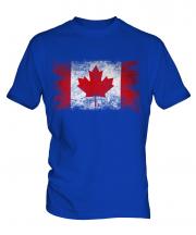Canada Distressed Flag Mens T-Shirt