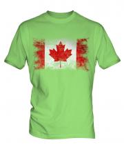 Canada Distressed Flag Mens T-Shirt