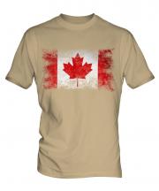 Canada Distressed Flag Mens T-Shirt