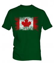 Canada Distressed Flag Mens T-Shirt