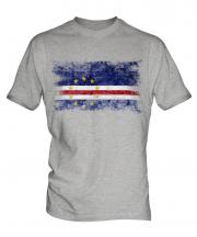 Cape Verde Distressed Flag Mens T-Shirt