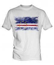 Cape Verde Distressed Flag Mens T-Shirt