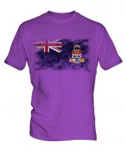 Cayman Islands Distressed Flag Mens T-Shirt