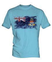 Cayman Islands Distressed Flag Mens T-Shirt