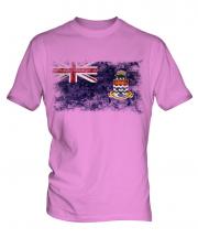 Cayman Islands Distressed Flag Mens T-Shirt