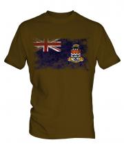 Cayman Islands Distressed Flag Mens T-Shirt