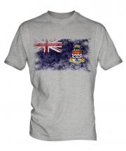 Cayman Islands Distressed Flag Mens T-Shirt