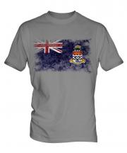Cayman Islands Distressed Flag Mens T-Shirt