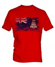 Cayman Islands Distressed Flag Mens T-Shirt