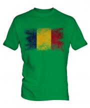 Chad Distressed Flag Mens T-Shirt