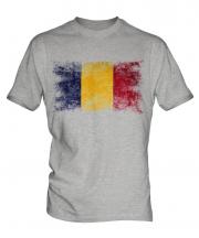 Chad Distressed Flag Mens T-Shirt