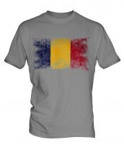 Chad Distressed Flag Mens T-Shirt