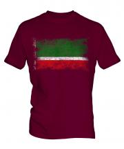Chechen Republic Distressed Flag Mens T-Shirt