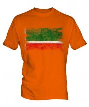 Chechen Republic Distressed Flag Mens T-Shirt